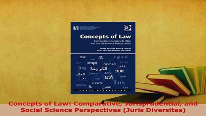 PDF  Concepts of Law Comparative Jurisprudential and Social Science Perspectives Juris  EBook