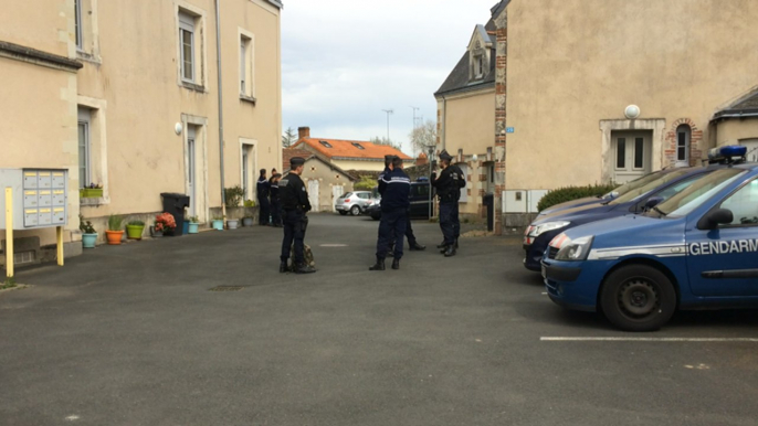 Reconstitution après le coup de feu mortel