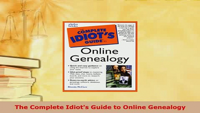 PDF  The Complete Idiots Guide to Online Genealogy Free Books