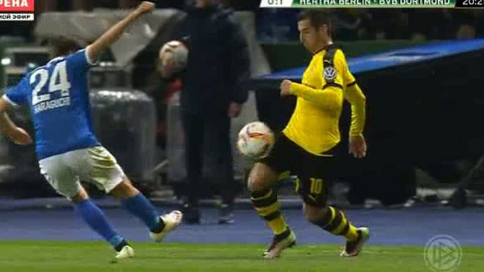 Gonzalo Castro Goal HD - Hertha Berlin 0-1 Dortmund - 20-04-2016