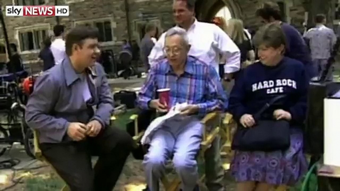 Russell Crowe, John Nash And His Wife On A Beautiful Mind Set In 2002