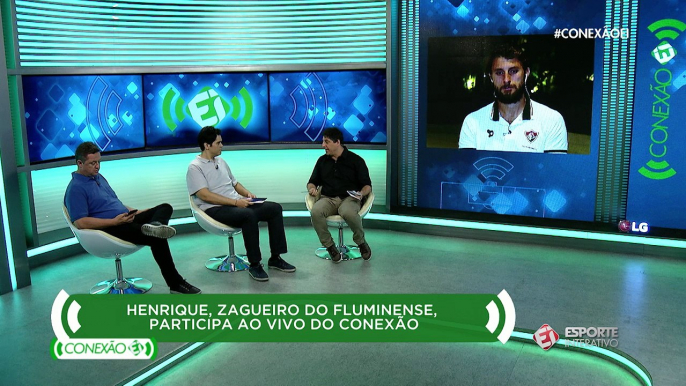 Henrique comentou o bom humor do técnico do Fluminense Levir Culpi