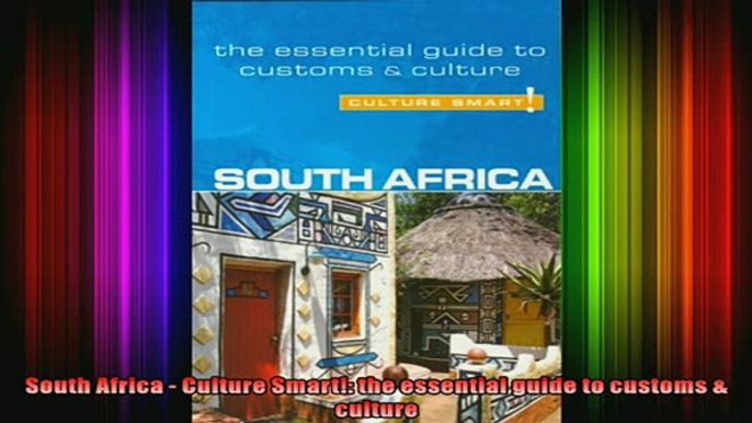 READ book  South Africa  Culture Smart the essential guide to customs  culture Free Online