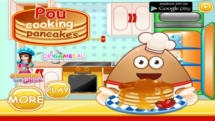 Pou Cooking Pancakes - Game for Little kids