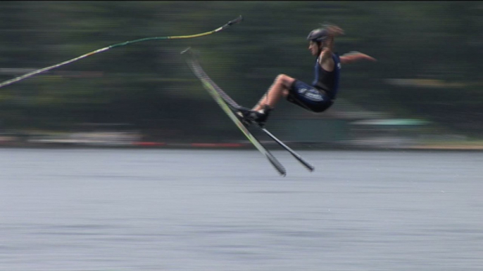 Water, Skis and Jumping . . . .what could possibly go wrong?