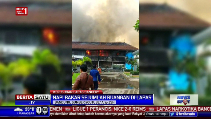 Kerusuhan Lapas Banceuy, Napi Bakar Kendaraan di Lapas