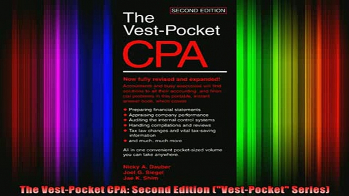 READ book  The VestPocket CPA Second Edition VestPocket Series Full Free