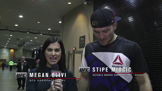 UFC 195: Stipe Miocic Octagon Interview