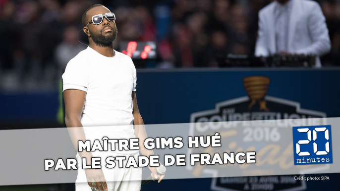 Maître Gims hué par le Stade de France lors de la finale de la Coupe de la Ligue