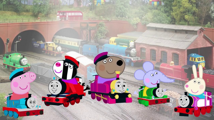 Nursery Rhymes Songs | Peppa Pig Thomas and Friends Finger Family Nursery Rhymes Lyrics