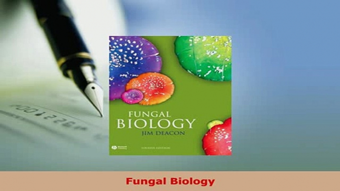 Download  Fungal Biology PDF Online