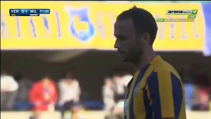 Goal Giampaolo Pazzini ~Hellas Verona 1-1 AC Milan 25.04.2016