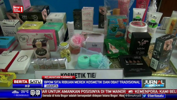 BPOM Sita Ribuan Kosmetik dan Obat Tradisional