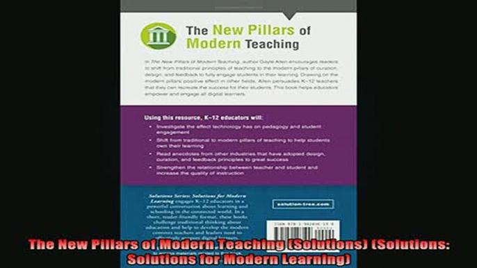 READ FREE FULL EBOOK DOWNLOAD  The New Pillars of Modern Teaching Solutions Solutions Solutions for Modern Learning Full EBook