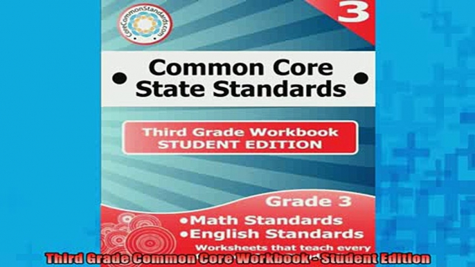 READ book  Third Grade Common Core Workbook  Student Edition Full EBook