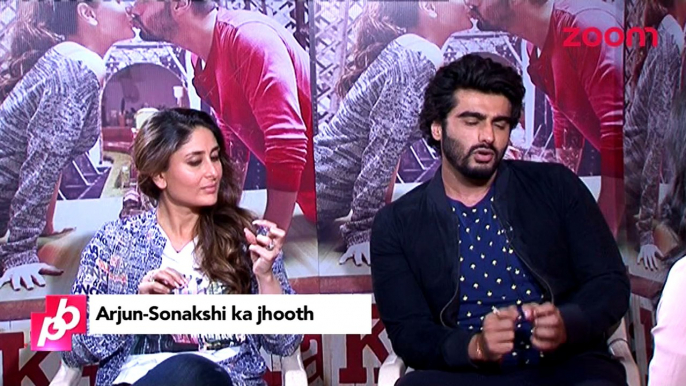 Arjun Kapoor & Sonakshi Sinha's lie - Bollywood Stars Caught Lieing