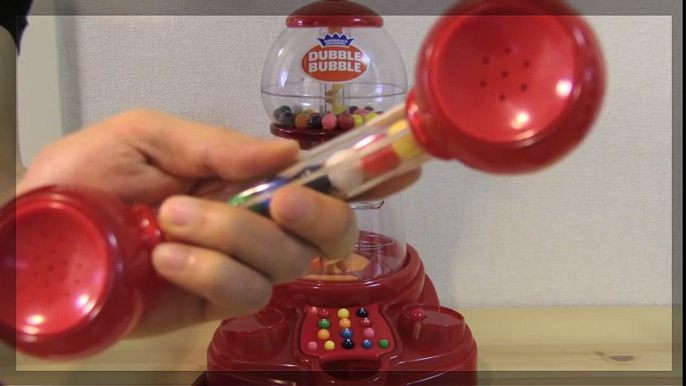 El Dubble Bubble Gumball Machine Teléfono ～ 電話付ガムボールマシン！ | HD