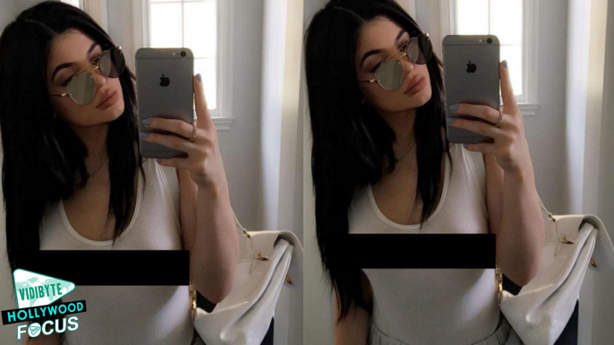 Kylie Jenner Flaunts N*pples in See Through White Tank Top