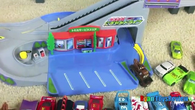 Tomica World Highway Busy Drive Disney Cars Toys Hot Wheels Takara Tomy Kids Video