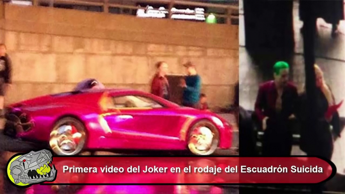 Primera video del Joker en el rodaje del Escuadrón Suicida