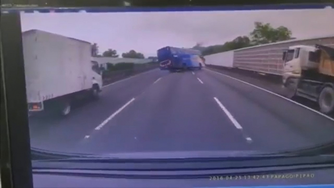 Bus Accident Driver Reckless Overtaking