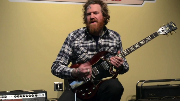 Carter Vintage Guitars Brent Hinds from Mastodon on a 1968 Gibson SG