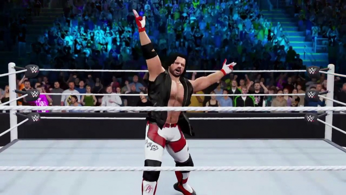 WWE 2K16 - Extreme Rules - AJ Styles vs Roman Reigns - WWE World Heavyweight Championship Match