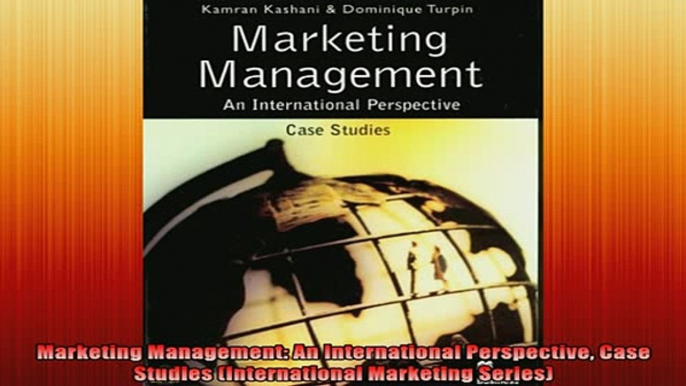 READ book  Marketing Management An International Perspective Case Studies International Marketing Full EBook