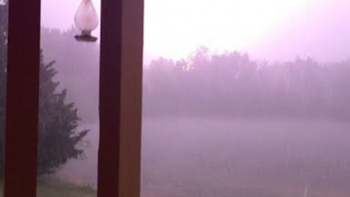 Lightning Strikes Close to Home During Storm