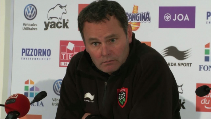 Rugby - Top 14 - RCT : Meehan «Continuer à travailler»