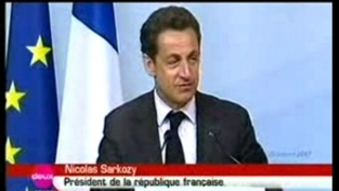 Sarkozy bouré