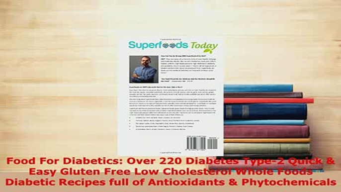 PDF  Food For Diabetics Over 220 Diabetes Type2 Quick  Easy Gluten Free Low Cholesterol Free Books