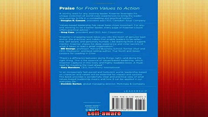 READ book  From Values to Action The Four Principles of ValuesBased Leadership Online Free