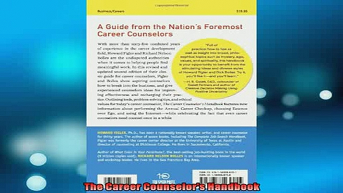 READ book  The Career Counselors Handbook Full EBook