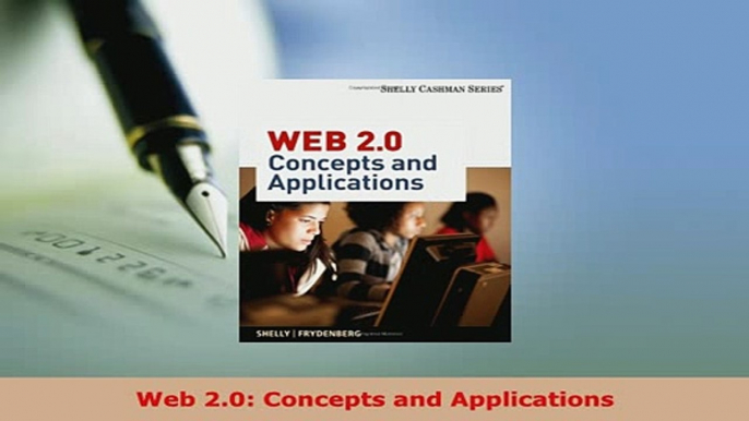 PDF  Web 20 Concepts and Applications Free Books