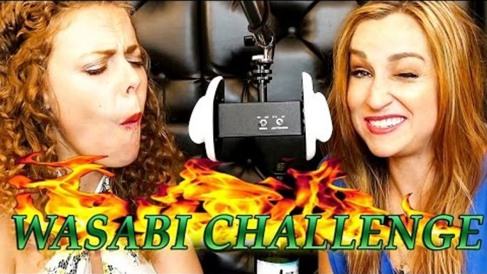 ASMR Eating Wasabi Peas & Sake Challenge, Whisper Ear to Ear Binaural Crunchy Mouth Sounds