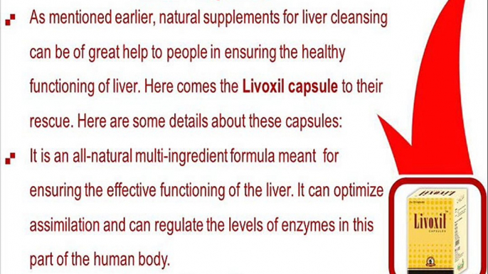 Which Natural Supplements For Liver Cleansing Work Well?