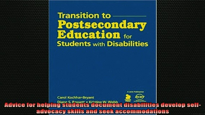 READ book  Transition to Postsecondary Education for Students With Disabilities Online Free