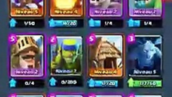 Vidéo clash royal #10 arène 6 super deck