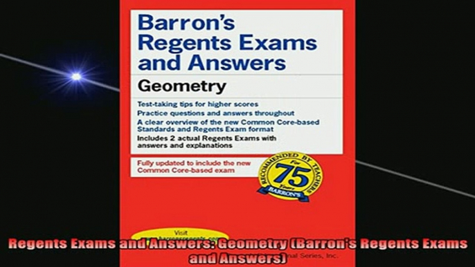 READ book  Regents Exams and Answers Geometry Barrons Regents Exams and Answers Full Ebook Online Free