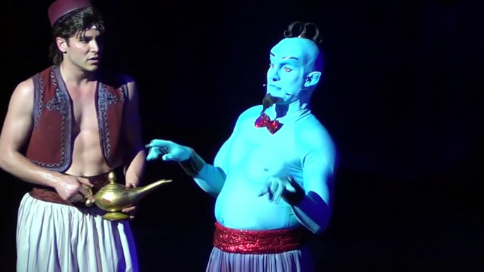 Genie Jokes and Puns Part 3 (HD) Aladdin A Musical Spectacular at Disney California Advent