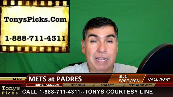 New York Mets vs. San Diego Padres Pick Prediction MLB Baseball Odds Preview 5-5-2016