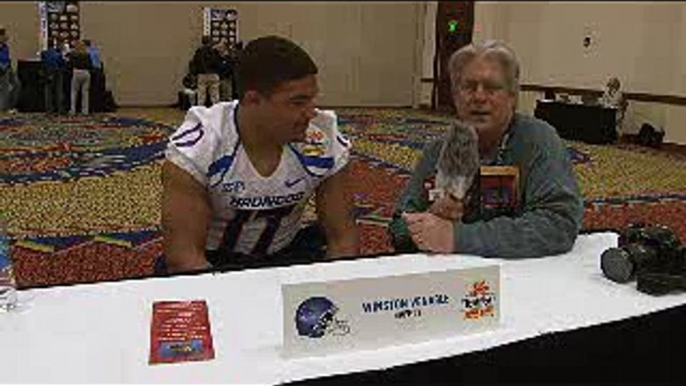 Fiesta Bowl Ed Sharpe Interviews Boise #17 Winston Venable