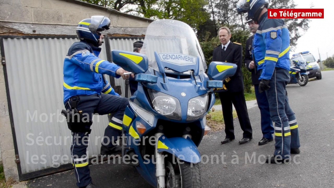 Morbihan. Sécurité routière : les gendarmes sur le pont à Moréac