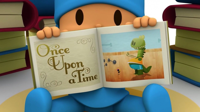 Learn english through cartoon | Pocoyo with english subtitles | Episode 7: Tennis everyone