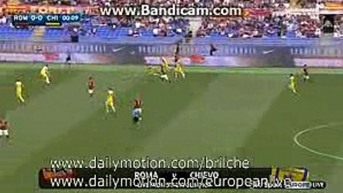 Roma 1st BIG CHANCE | AS Roma - Chievo 08.05.2016 HD