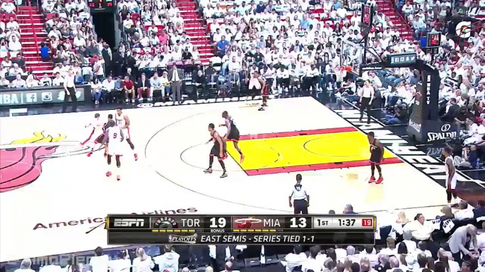 Toronto Raptors vs Miami Heat - Game 3 - 1st Half Highlights _ May 7, 2016 _ 2016 NBA Playoffs