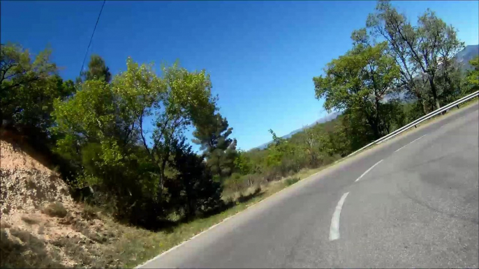 Ste Croix du Verdon en Gilera 500