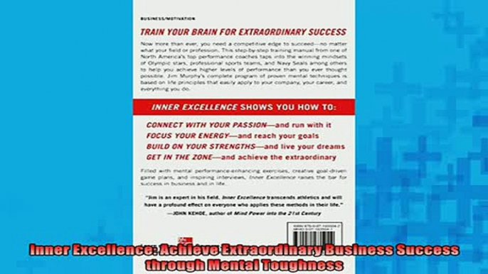 READ book  Inner Excellence Achieve Extraordinary Business Success through Mental Toughness  FREE BOOOK ONLINE