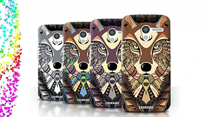 Coque de Stuff4 / Coque pour Motorola MOTO X / Loup-8 Pack / Motif Animaux Aztec Collection